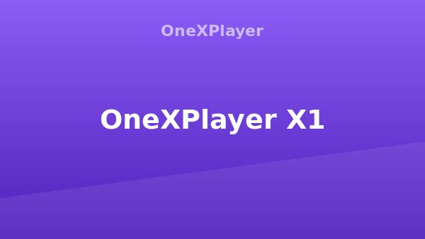 OneXPlayer X1